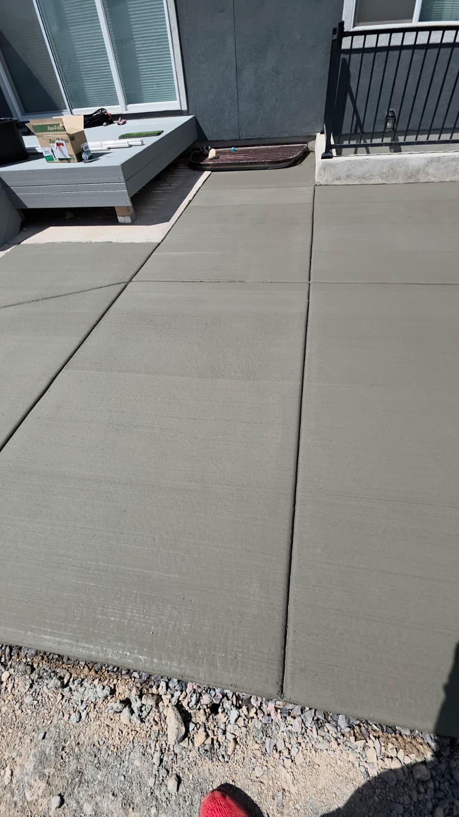 Driveways, patios, steps and slabs, formed, poured and finished by our own crew for a Utah freeze-thaw winter.